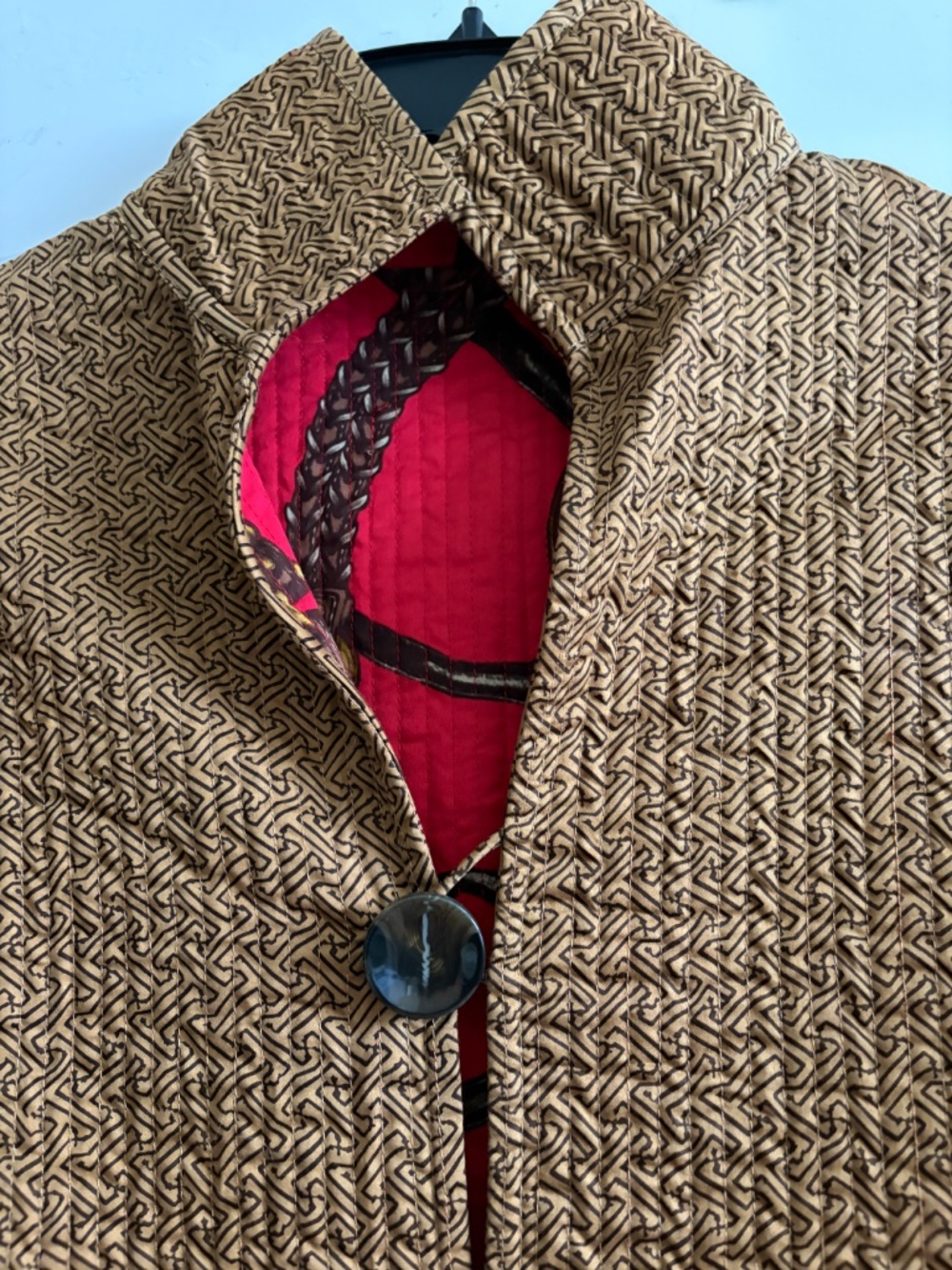 Great FALL Jacket That Takes You Right Into The Holidays - It's Reversible!